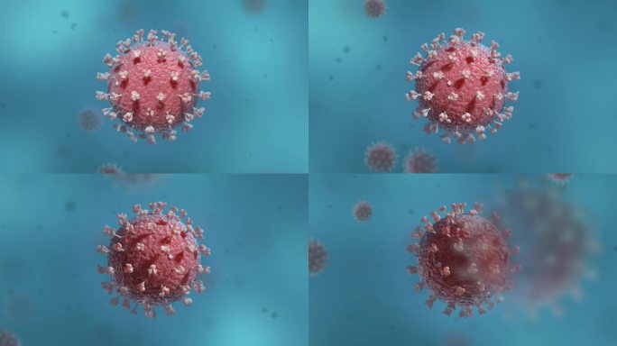 病原体 流感病毒 艾滋病 医学三维动画