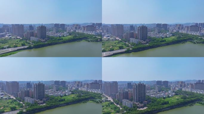 4K正版-航拍惠州东江沿岸景观 02