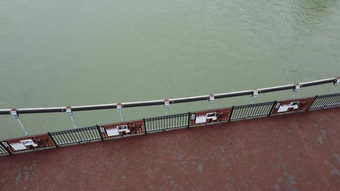 四川省成都市双流区戛纳风情廊桥拥军桥航拍