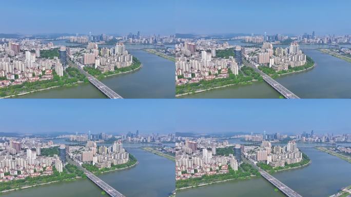 4K正版-惠州新开河新桥沿江城市景观02