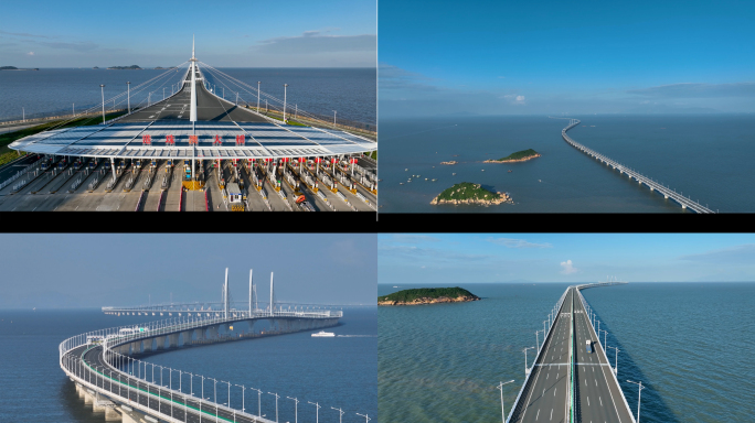 4K航拍港珠澳大桥 中国桥梁超级工程