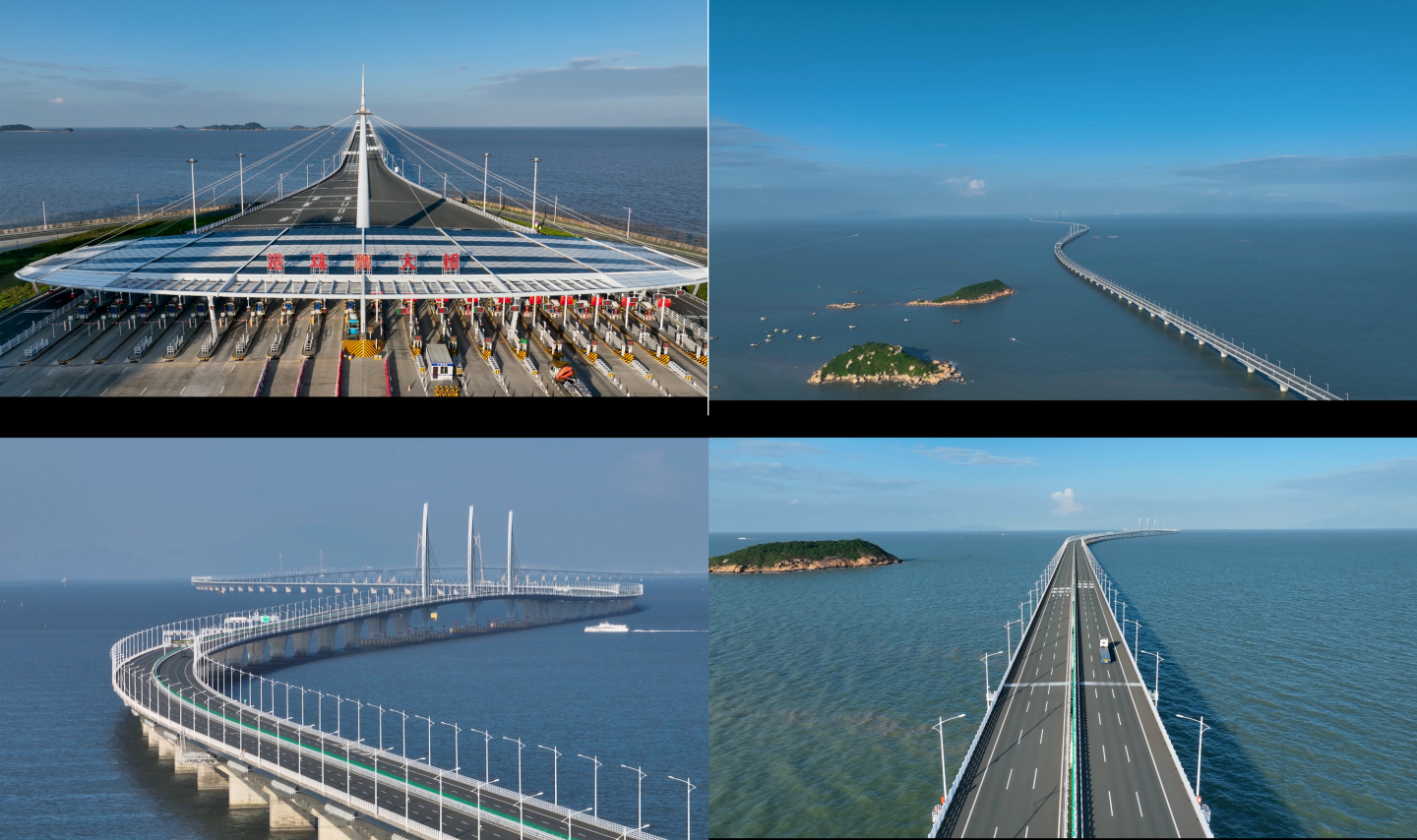 4K航拍港珠澳大桥 中国桥梁超级工程