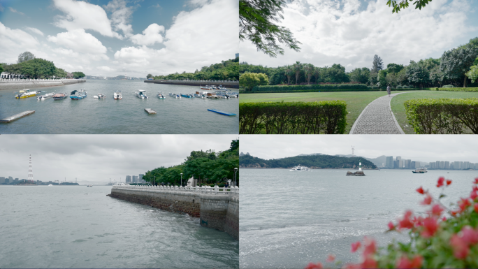 日系清新胶片感厦门鼓浪屿海景国庆假日旅游