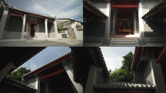 以贤宗祠 袁庚 老屋 屋檐 大鹏水贝村