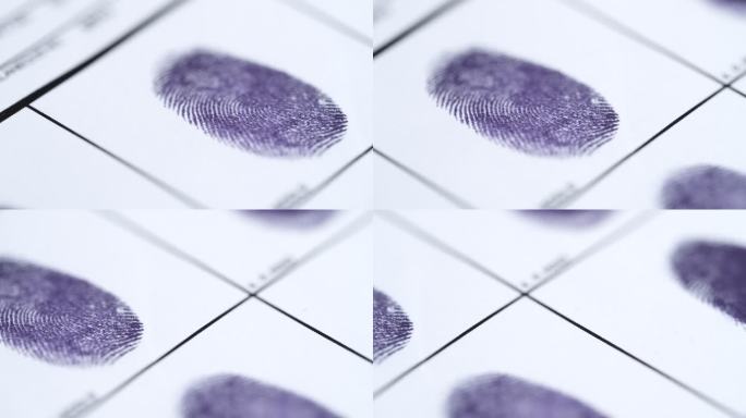 指纹指纹收集侦探犯罪电影