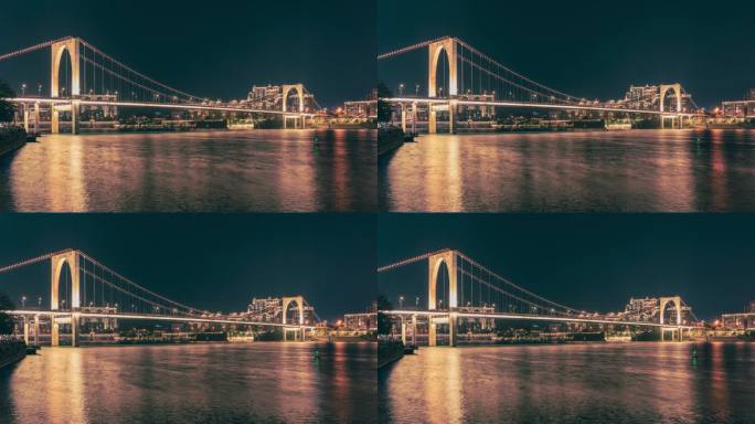 红光大桥，柳州夜景延时摄影