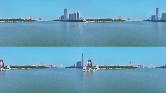 4K正版-航拍惠州滨江东路沿岸景观02