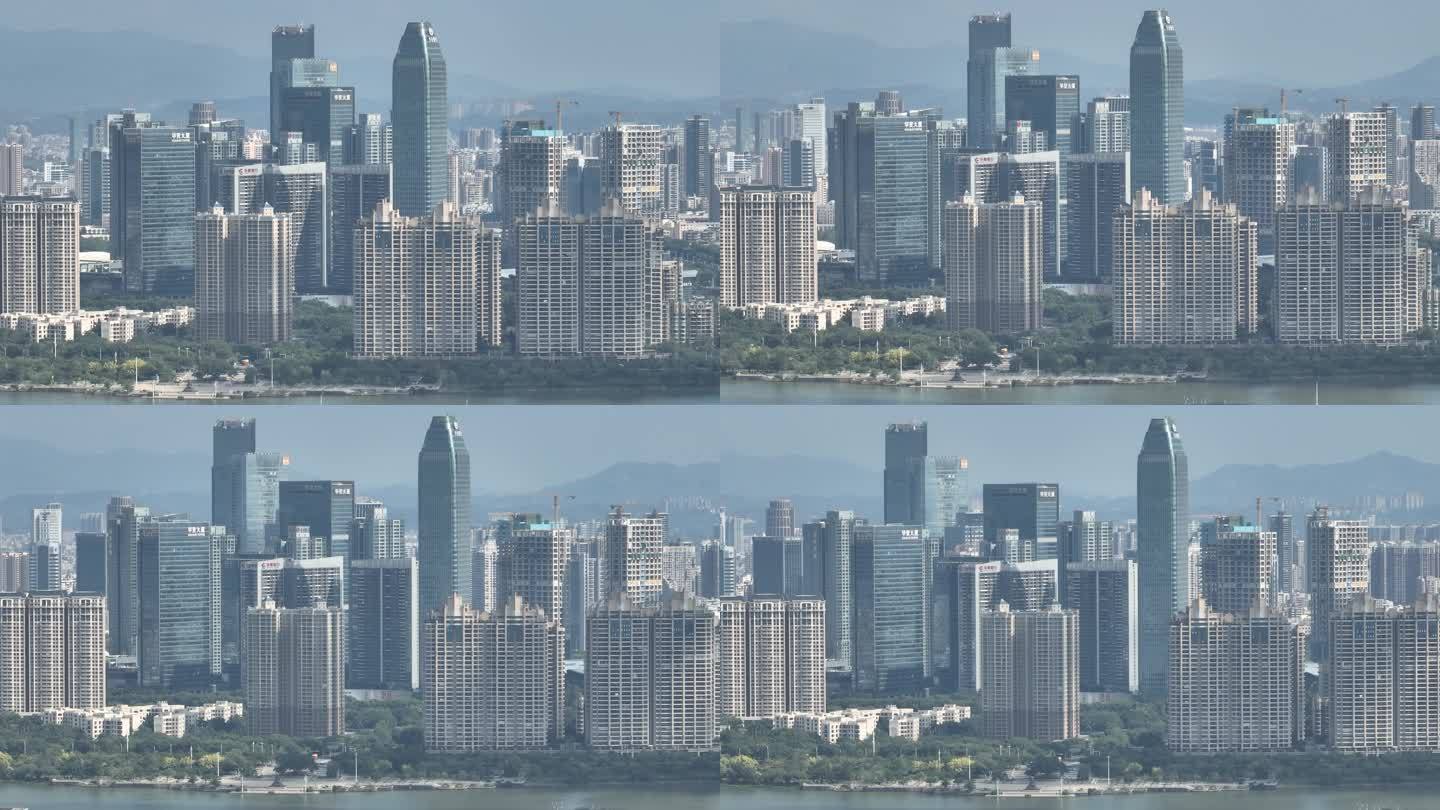 惠州市江北高楼大厦航拍视频【原创素材】