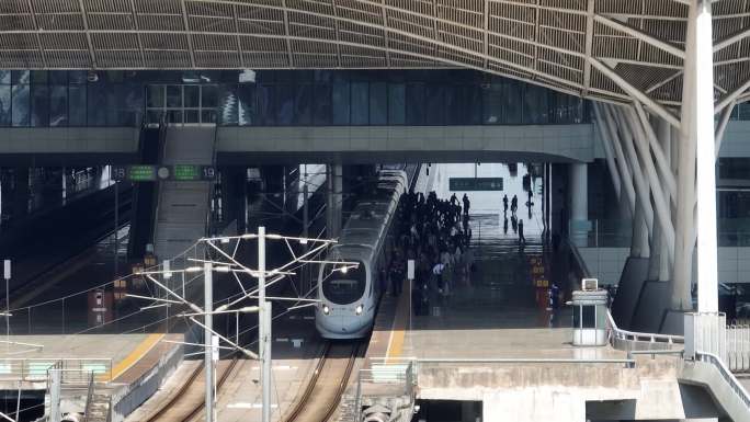 高铁站乘客（武汉站）