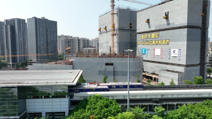 广州金沙洲沙贝地铁站