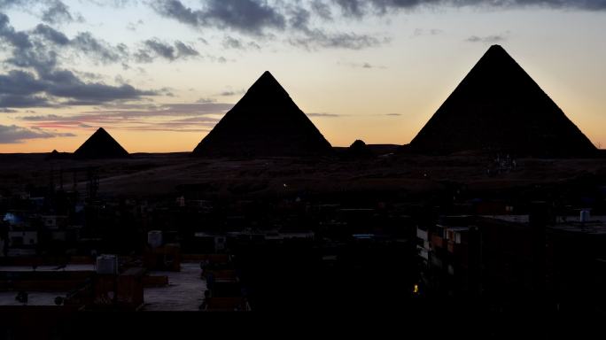 埃及吉萨大金字塔金字塔埃及旅游埃及素材