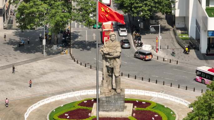 广州海珠广场解放纪念碑全貌