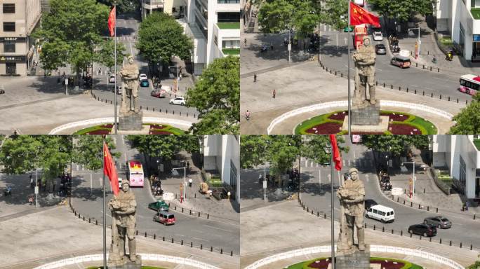 广州海珠广场解放纪念碑全貌