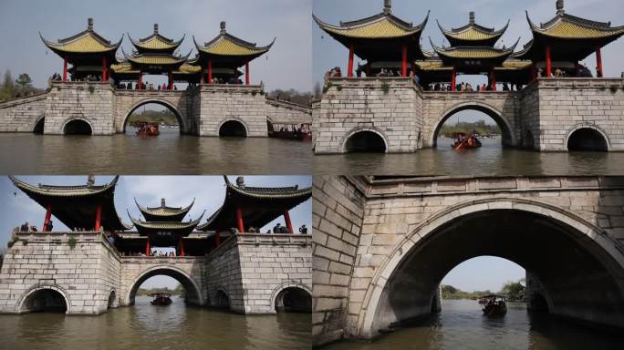 扬州五亭桥穿桥洞