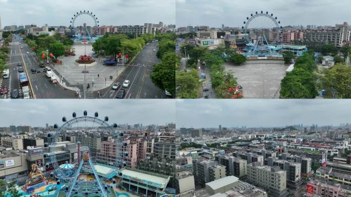 【原创】深圳龙华大浪商业中心摩天轮航拍