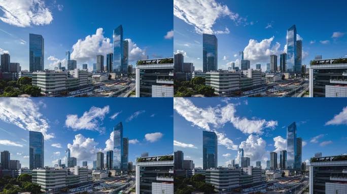 4K深圳 中国储能大厦远景