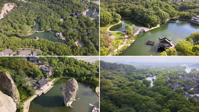 绍兴柯岩 乌篷船 江南风光