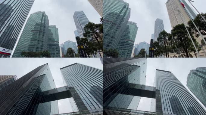 重庆高楼大厦空镜