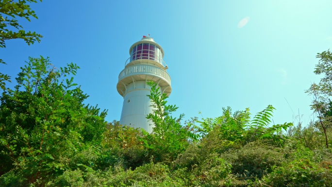 实拍旅顺老铁山灯塔