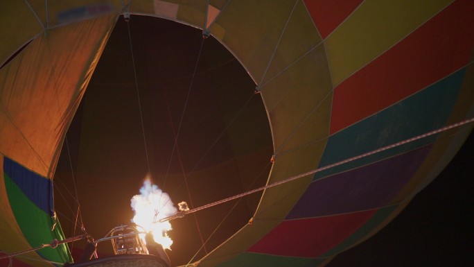气球表演活动火焰