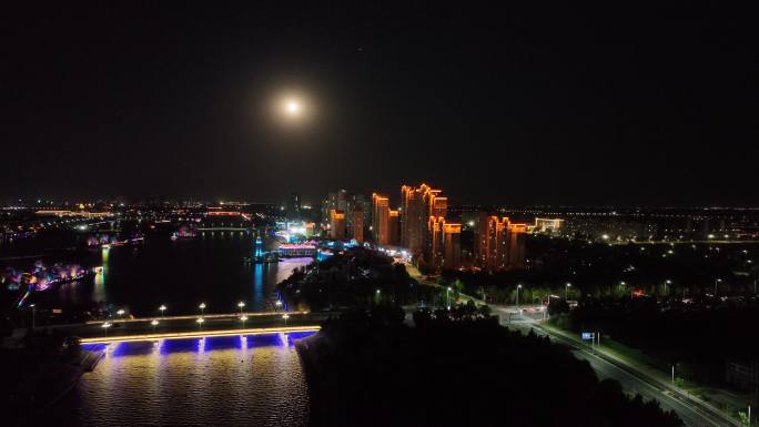 DJI_0462广利河桥夜景1