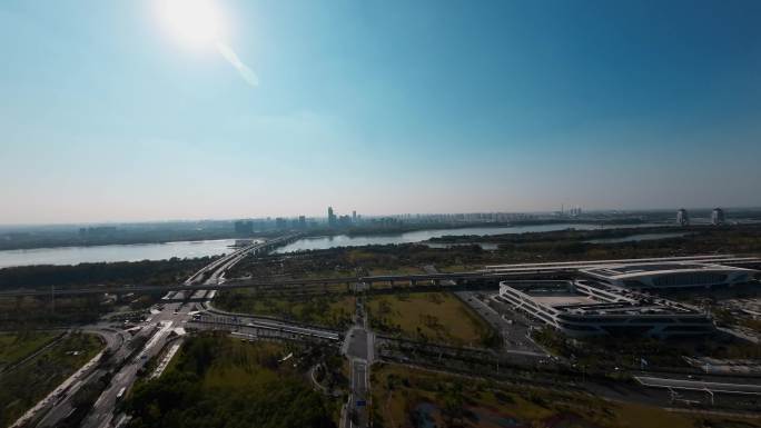 扬州软件园2022穿越机航拍