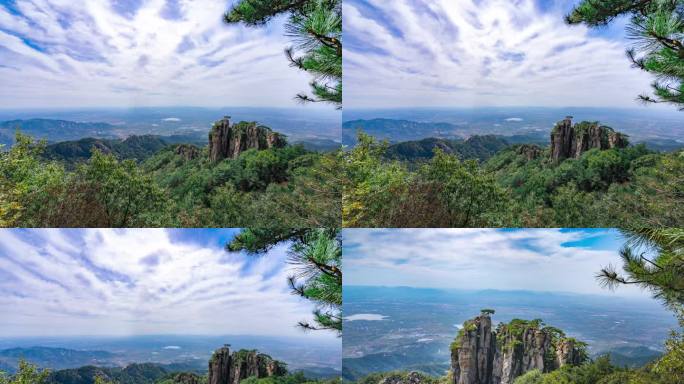 鹰窝峰延时摄影沂蒙山区蒙山龟蒙6K临沂