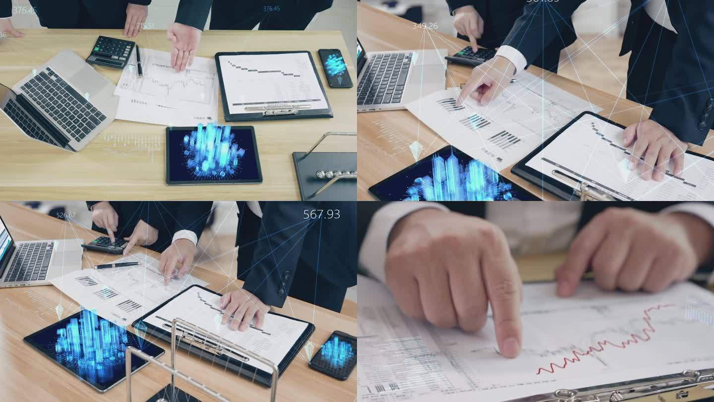 4K商务项目分析展示办公商讨AE模板成片