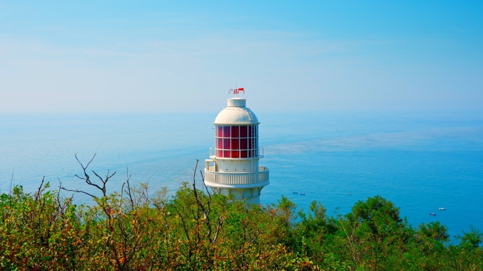 实拍旅顺老铁山灯塔