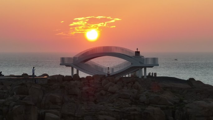 海里日出空镜