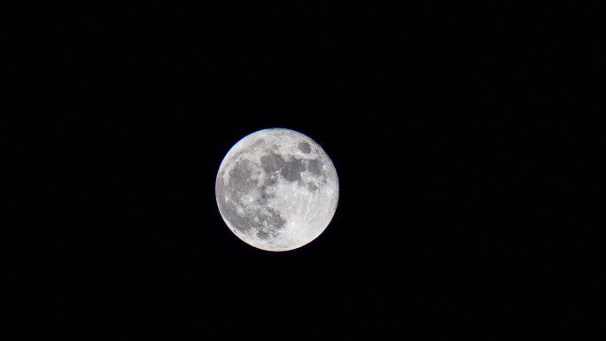 800毫米长焦拍摄月亮延时摄影4K高清
