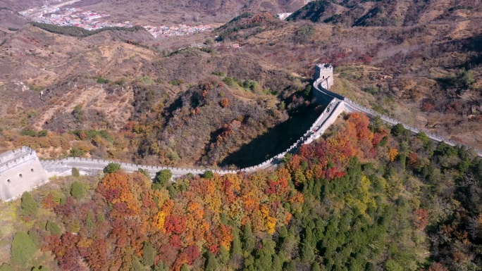 秋日天津蓟县黄崖关长城