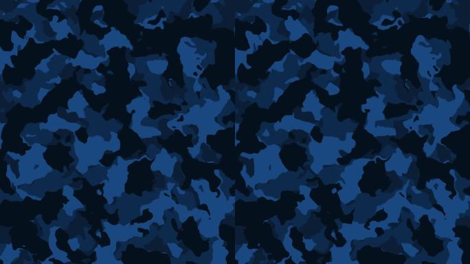 垂直彩色美军和军用数字伪装织物纹理背景。库存视频拷贝空间