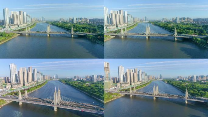 航拍北京通州大运河