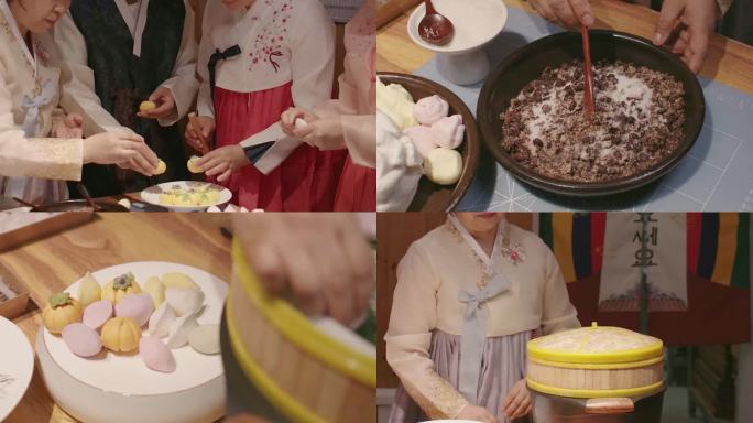 韩式松糕制作流程