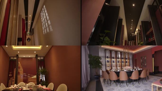 装修餐厅展示设计效果空间设计样板间