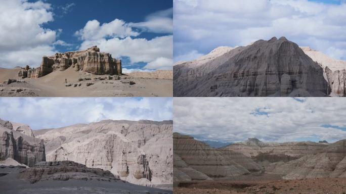 西藏阿里地区扎达县札达土林延时摄影