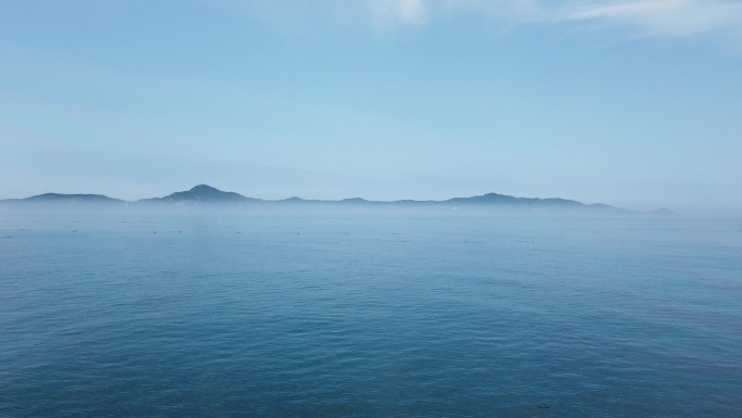 海上美景岛屿视角旋转