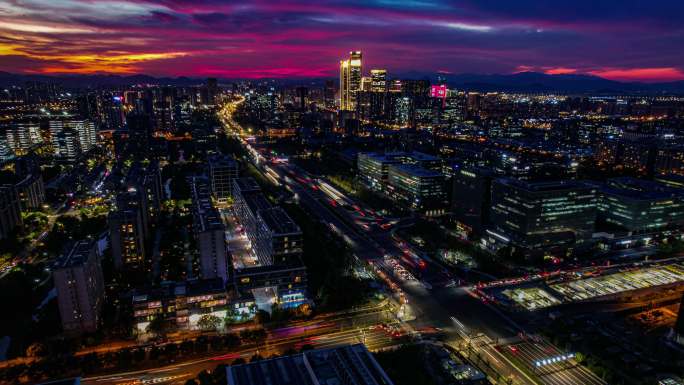 未来科技城夜景