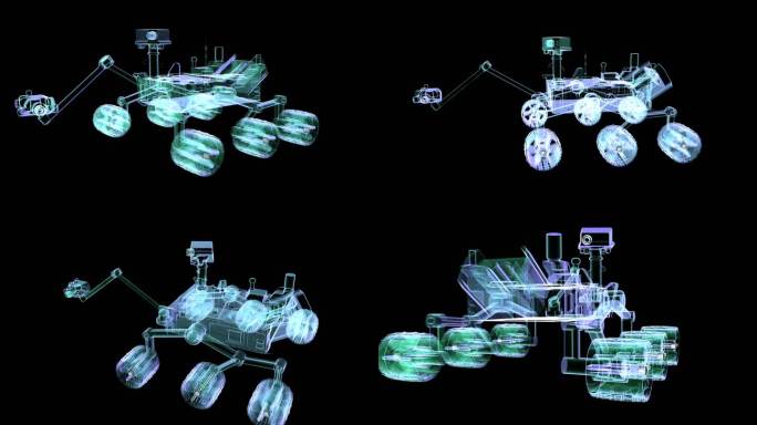 XRay火星漫游者动画