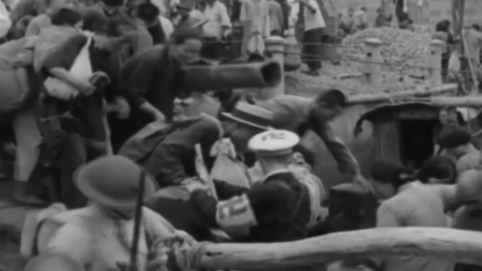 1937年日军轰炸上海影像