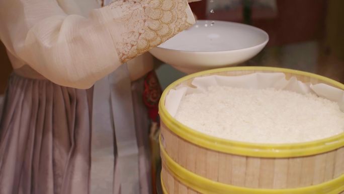 韩式糯米打糕制作流程