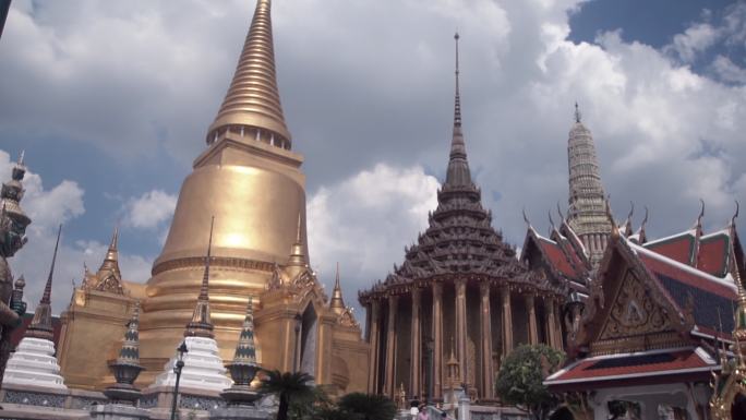 泰国曼谷的大宫寺。热门旅游目的地。