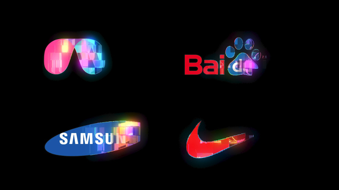 炫彩logo演绎动画模板