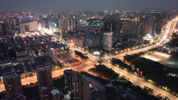 衡阳中心汽车站广电中心夜景