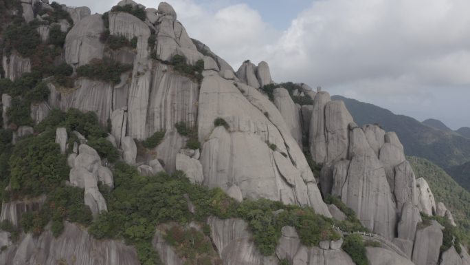 福建 宁德 福鼎 太姥山 航拍 山顶