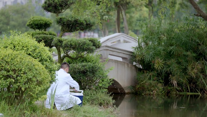 河水取样检测