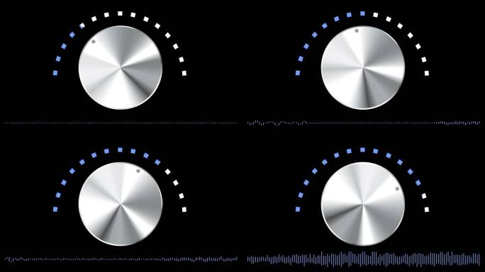 音量旋钮随声波移动