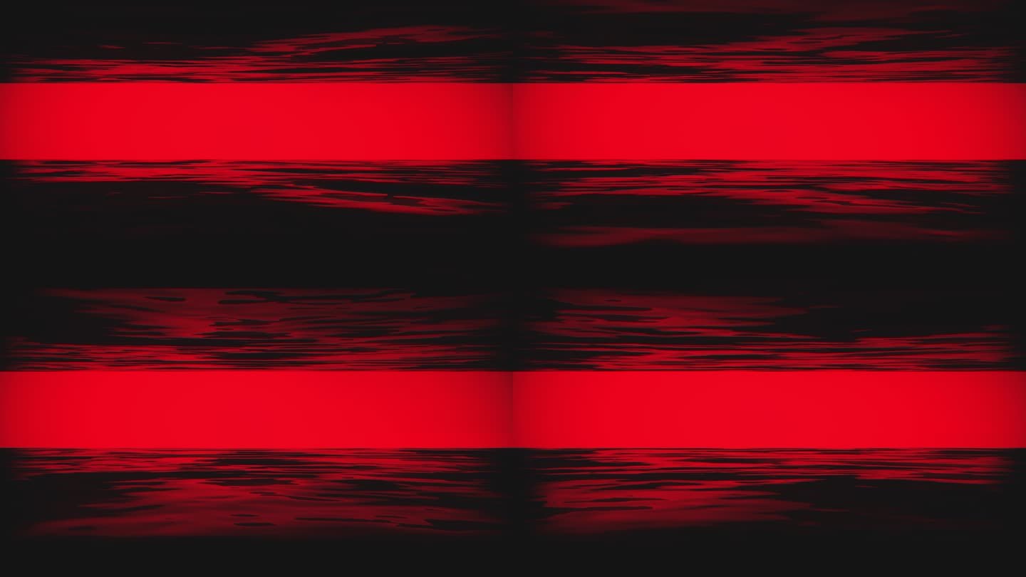 【4K时尚空间】黑红波纹分割视觉创意背景