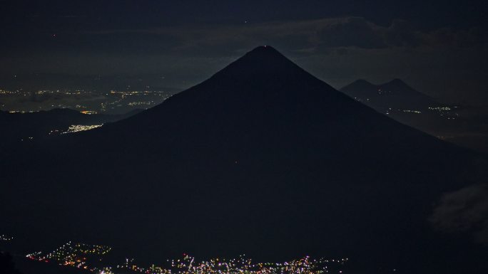 危地马拉火地岛火山爆发